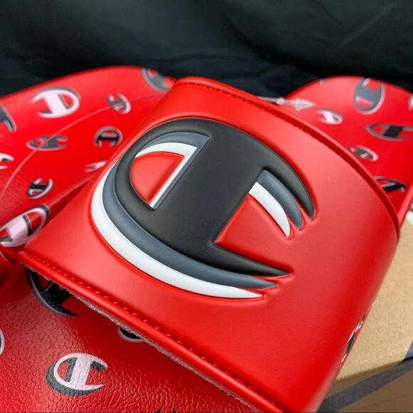 Champion 3peat Logo Slides 7 Womens - Picture 5 of 8